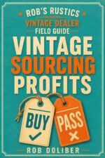 Vintage Sourcing Profits: Find Better Inventory, Pay Less, Profit More Rustics Vintage Dealer Field Guides Book