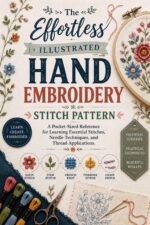The Effortless Illustrated Hand Embroidery Stitch Pattren.: a Pocket-sized Reference for Learning Essential Stitches, Needle Techniques, and Thread Applications