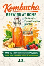Kombucha Brewing at Home Recipes for Fizzy, Healthy Drinks: Step-by-step Fermentation Playbook Scoby Care, Carbonation Mastery & Flavor Formulas