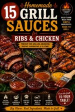 15 Homemade Grill Sauces Ribs and Chicken : Easy and Quick Ways to Make Homemade Sauces for Beef, Chicken, Pork and Turkey