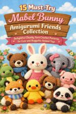 15 Must-try Mabel Bunny Amigurumi Friends Collection: Delightful Chunky Yarn Crochet Patterns for Cute and Huggable Animal Toys