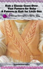 Knit a Classic Cross-over Vest Pattern for Baby a Pattern to Knit for Little One Vintage Knitting Patterns for Baby