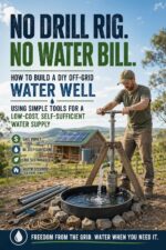 No Drill Rig. No Water Bill.: How to Build a Diy Off-grid Water Well Using Simple Tools for a Low-cost, Self-sufficient Water Supply