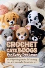 Crochet Cats and Dogs for Every Pet Lover: 15 Amigurumi Patterns for Creating Cute and Meaningful Handmade Toys