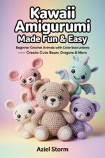 Kawaii Amigurumi Made Fun & Easy: Beginner Crochet Animals With Color Instructions – Create Cute Bears, Dragons & More