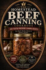 The Homestead Beef Canning Cookbook: a Practical Guide to Safe Pressure Canning Beef With 100 Recipes for Shelf-stable Meals, Broths, Soups, and Everyday ... Homestead Pressure Canning Library Book