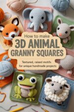 How to Make 3d Animal Granny Squares: Textured, Raised Motifs for Unique Handmade Projects