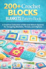 200+ Crochet Blocks Blankets Pattren Book. : a Creative Collection of Mix-and-match Squares for Designing Blankets, Throws, and Afghans