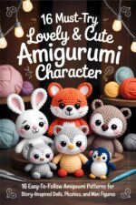 16 Must-try Lovely & Cute Amigurumi Character: 16 Easy-to-follow Amigurumi Patterns for Story-inspired Dolls, Plushies, and Mini Figures