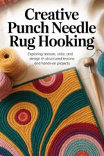 Creative Punch Needle Rug Hooking: Exploring Texture, Color, and Design Through Structured Lessons and Hands-on Projects