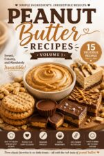 Peanut Butter Recipes – Volume 1: 16 Easy & Delicious Homemade Peanut Butter Desserts: Sweet Treats, No-bake Favorites, Creamy Desserts, Cookies, Brownies, Fudge, Mousse, Ice Cream, and More