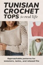 Tunisian Crochet Tops for Real Life: Approachable Patterns for Sweaters, Tanks, and Relaxed Fits