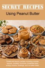 Secret Recipes Using Peanut Butter: Sweet and Savory Recipes Including Cookies, Sauces, Noodles, Brownies, Breakfast Bites, Energy Snacks, Frostings, and No-bake Treats.