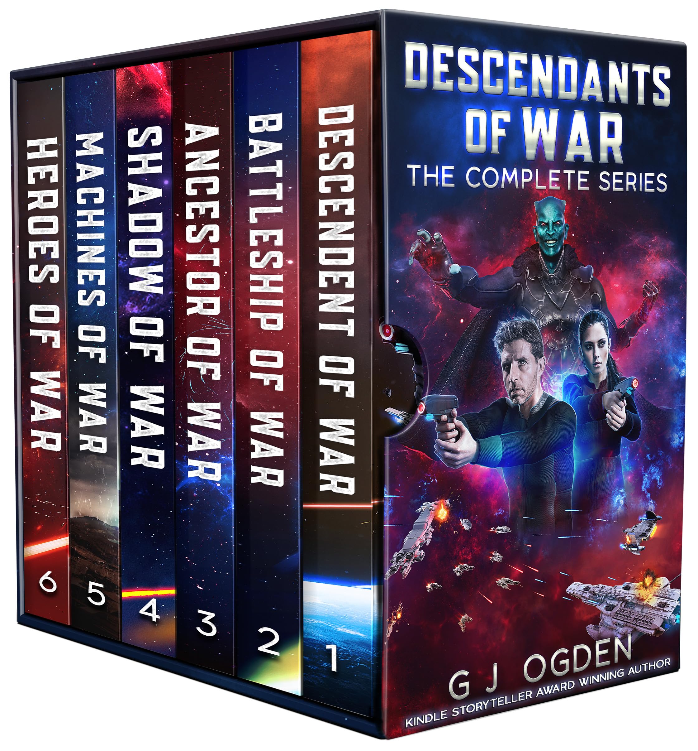 Descendants of War: the Complete Series: a Military Sci-fi Saga of Legacy, War, and a Reluctant Hero Thrust Into Galactic Conflict