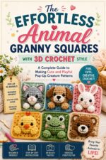 The Effortless Animal Granny Squares With 3d Crochet Style: a Complete Guide to Making Cute and Playful Pop-up Creature Patterns