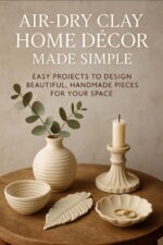 Air-dry Clay Home Décor Made Simple: Easy Projects to Design Beautiful, Handmade Pieces for Your Space