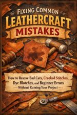 Fixing Common Leathercraft Mistakes: How to Rescue Bad Cuts, Crooked Stitches, Dye Blotches, and Beginner Errors Without Ruining Your Project