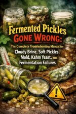Fermented Pickles Gone Wrong: the Complete Troubleshooting Manual for Cloudy Brine, Soft Pickles, Mold, Kahm Yeast, and Fermentation Failures